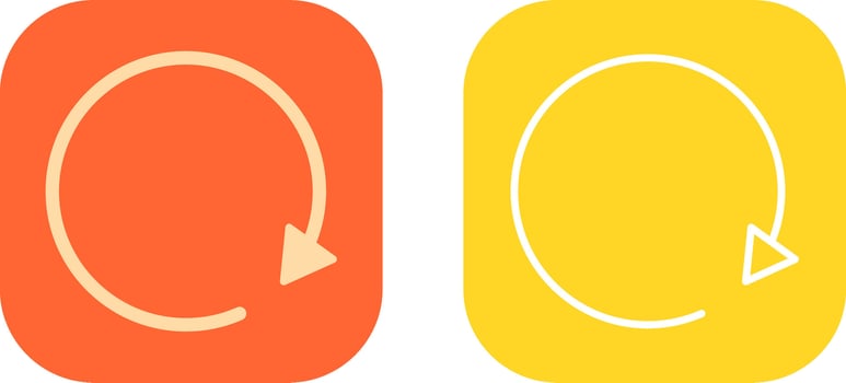 Cycle Arrow Icon Design vector