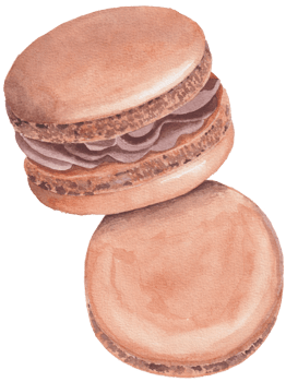 Cute Watercolor Bakery Clipart - Download Bakery Illustration png