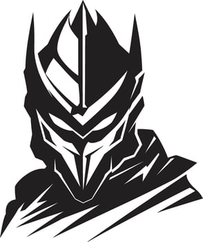 Warzone Warrior of Lancer Soldier Mascot Tactical Titan Lancer Soldier Emblem vector