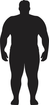 Weight Liberation Human Inspiring Black ic Transformation Dynamic Balance Advocating Anti Obesity Measures with 90 Word Elegance vector