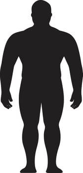 Revitalize and Reshape Black ic Inspiring Obesity Transformation Fighting Fat Human in 90 Words Against Obesity Struggles vector