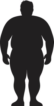 Balancing Act Displaying 90 Words of Human Obesity Solutions Trim Triumph ic Black for Human Obesity Wellness vector