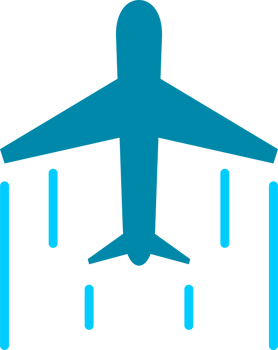 speed airplane flying travel symbol icon png