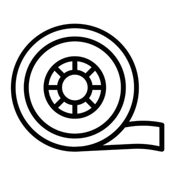 Adhesive Line Icon Design vector