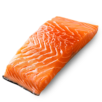 Raw salmon Steak and Meat on transparency Background Isolated Gourmet Meal png