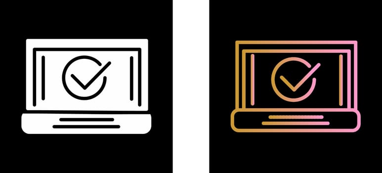 Checkmark Icon Design vector