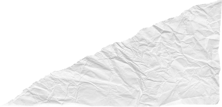 White Ripped Crumpled Paper Piece png