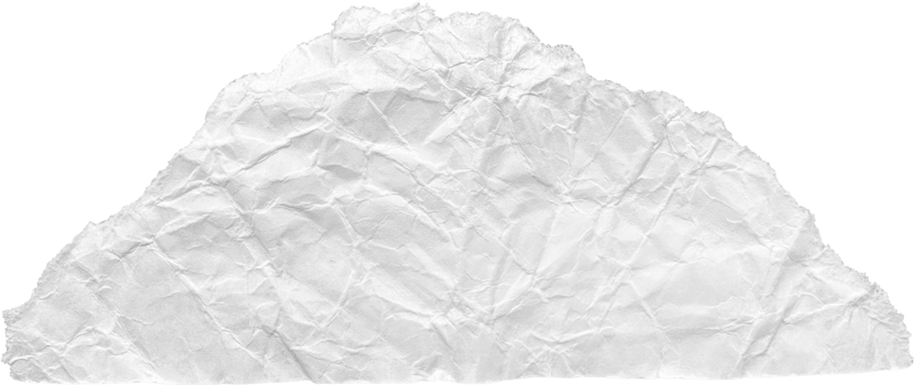 White Ripped Crumpled Paper Piece png