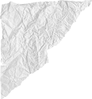 White Ripped Crumpled Paper Piece png