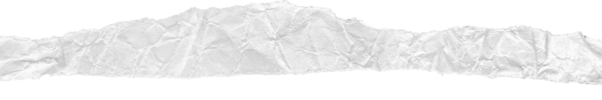 White Ripped Crumpled Paper Piece png
