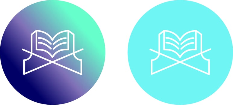 Holy Quran Icon Design vector