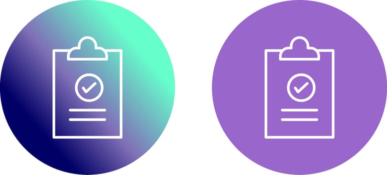 Checkmark Icon Design vector