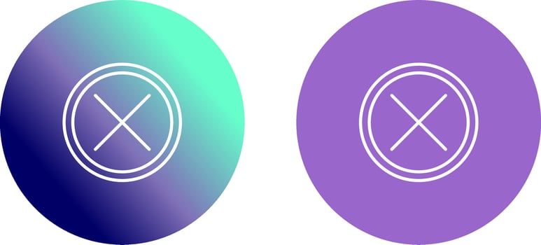 Do Not Cross Icon Design vector