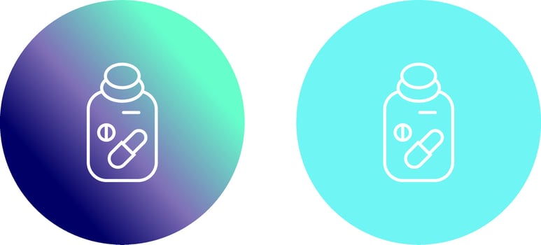 Pill Icon Design vector
