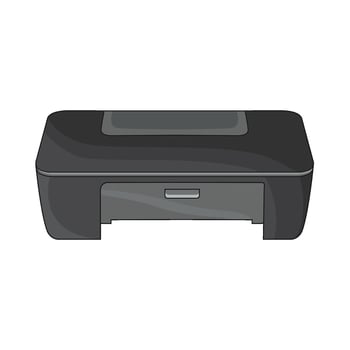 illustration of printer vector
