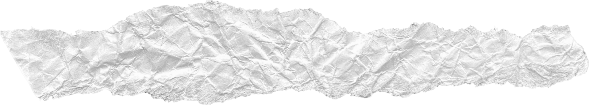 White Ripped Crumpled Paper Piece png