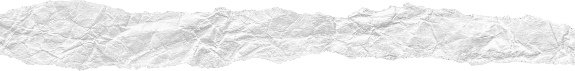 White Ripped Crumpled Paper Piece png