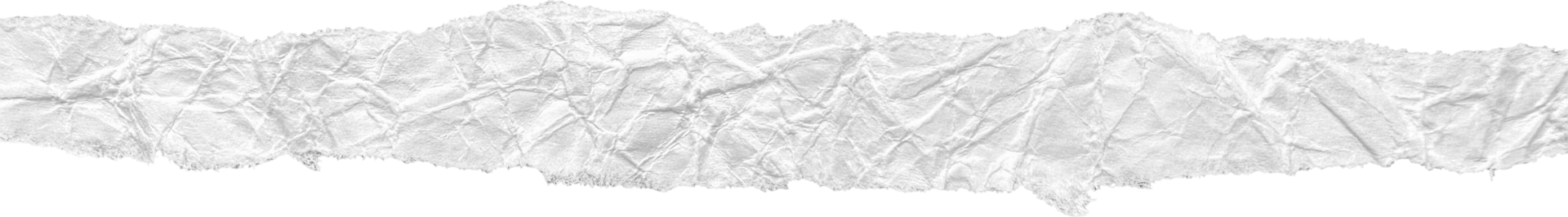 White Ripped Crumpled Paper Piece png