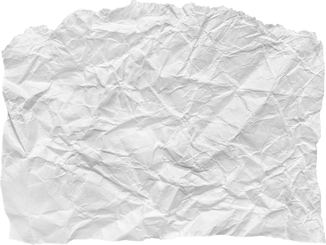 White Ripped Crumpled Paper Piece png