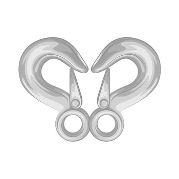 Illustration of hook vector