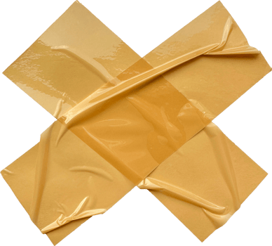 Orange Textured Packaging Torn Tape png
