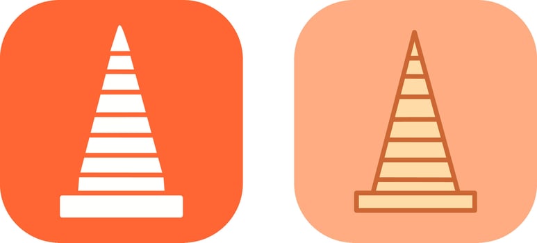 Cone Icon Design vector