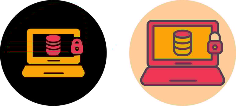 Data Security Icon Design vector