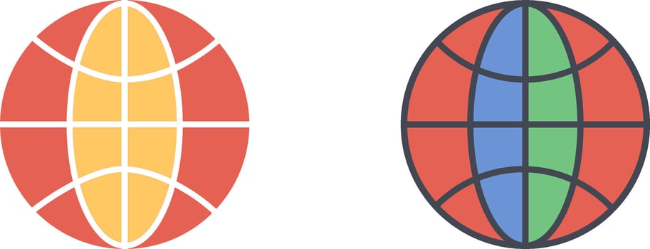 Globe Icon Design vector