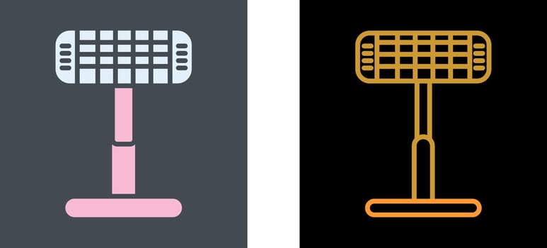 Infrared Heater Icon Design vector