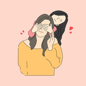 Illustration Whispers of Maternal Love vector