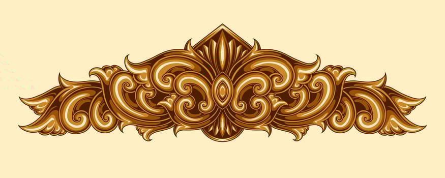 Classic vintage elements ornament frame vector
