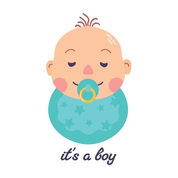 It's a boy icon clipart avatar logotype isolated illustration vector
