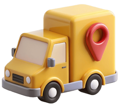 3d car delivery icon png