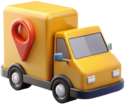 3d car delivery icon png