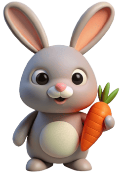 rabbit with carrot png
