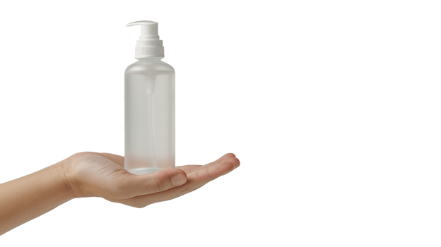 Hand Sanitizer, on transparent background. Format png