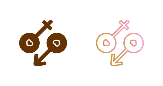 Intimacy Icon Design vector