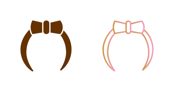 Headband Icon Design vector