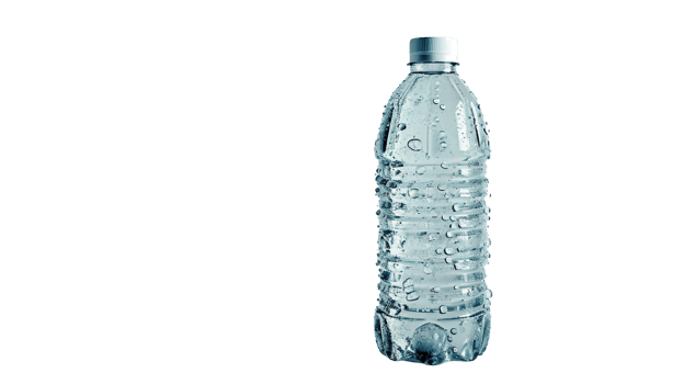 Water Bottle Elegance, on the transparent background. Format png
