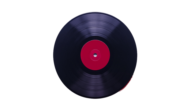 Retro Vinyl Elegance On Transparent Background png