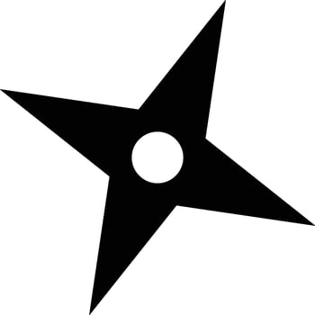 Star icon symbol image for rangking or rating reward vector