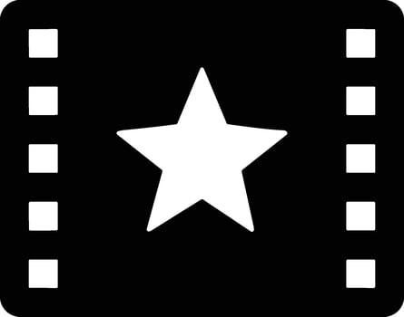 Star icon symbol image for rangking or rating reward vector