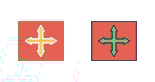 Directions Icon Design vector