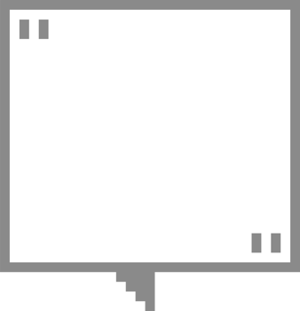 8bit retro game pixel speech bubble balloon with quotation marks, icon sticker memo keyword planner text box banner png