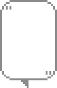 8bit retro game pixel speech bubble balloon with quotation marks, icon sticker memo keyword planner text box banner png