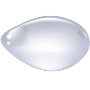 Transparent drops of water, gel or glycerin. png