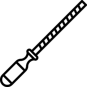 Rasp outline illustration vector