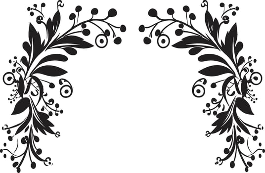 Enchanted Forest Whimsical Elements for Xmas Decor Glistening Snowflakes s for Elegant Christmas s vector