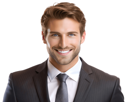 A Young Handsome Smiling, American Man png