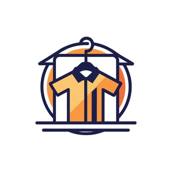 A sleek and modern logo design for an online clothing store, featuring trendy and fashionable elements, Create a clean and modern logo for an online clothing store vector